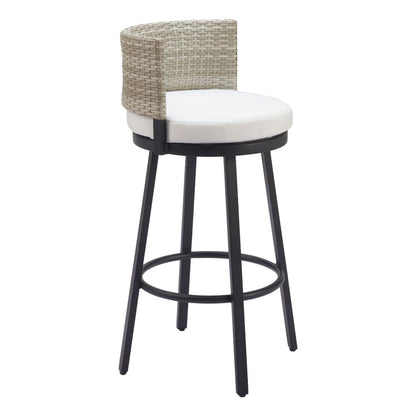 Zuo Outdoor Midnight Wave Barstool White