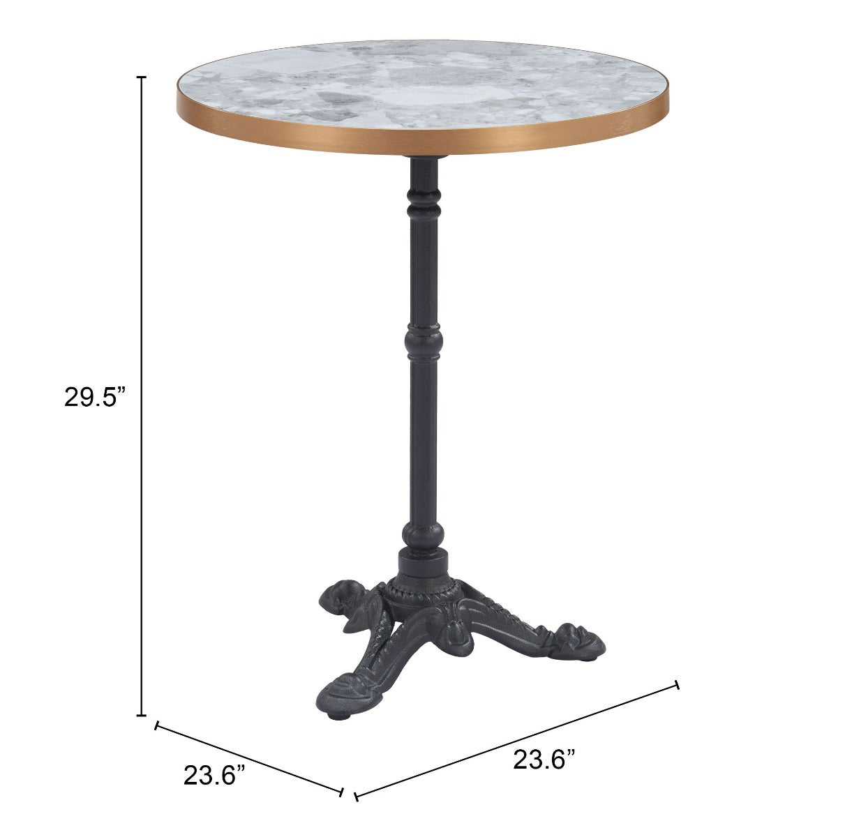 Zuo Gazebo Dining Table Multicolor