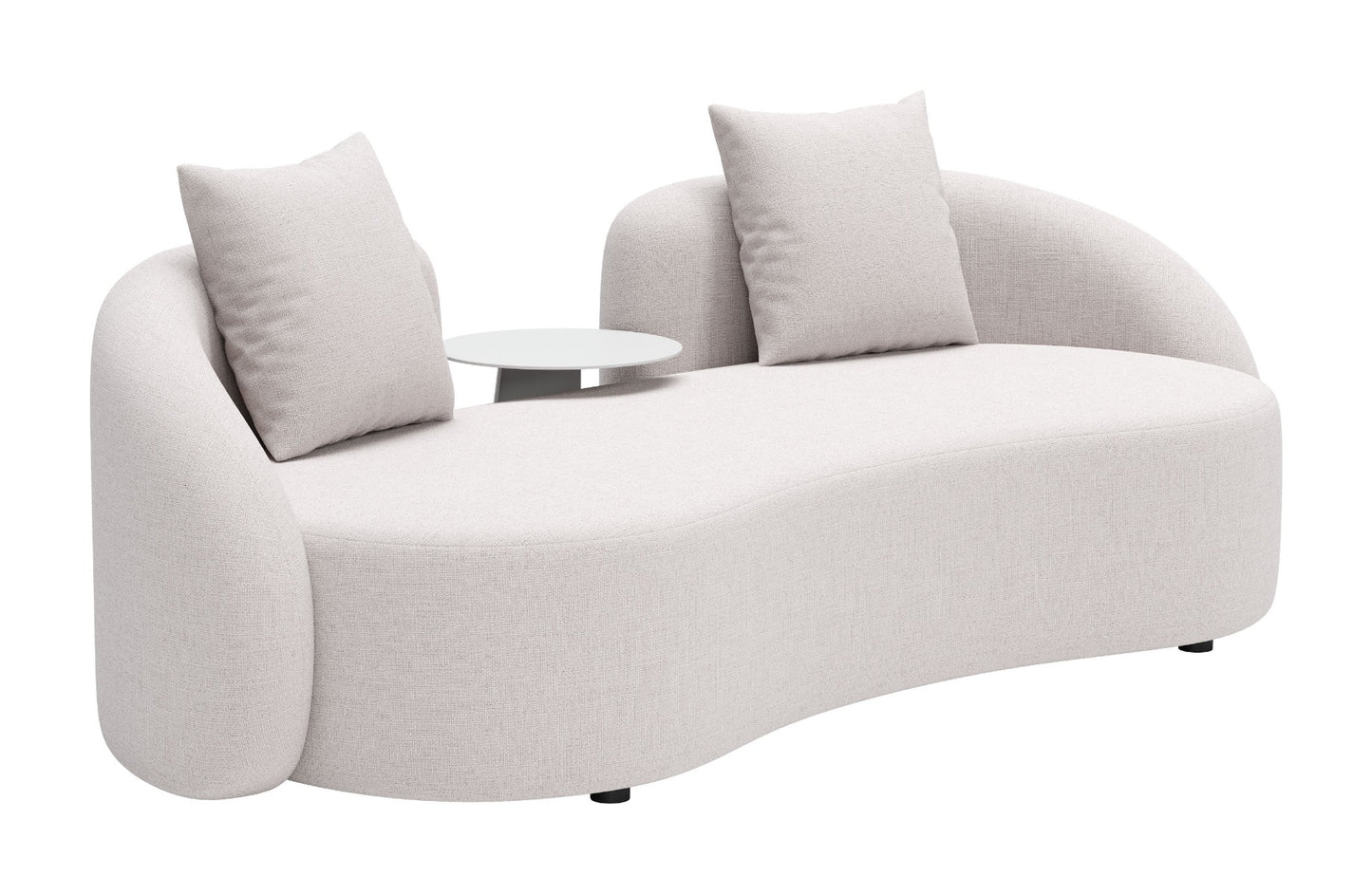 Zuo Sunny Isles Loveseat Beige