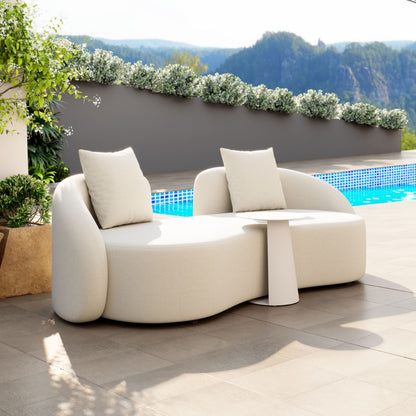 Zuo Sunny Isles Loveseat Beige