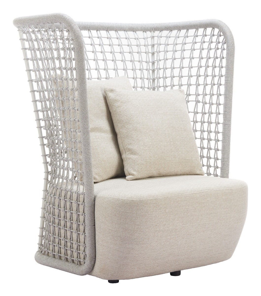 Zuo Hudu Accent Chair Beige