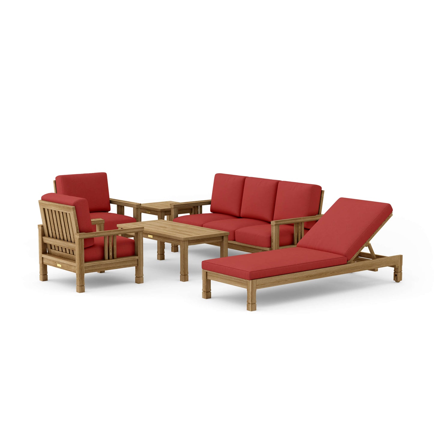 Anderson Teak Chapman Collection SET-254 SouthBay Deep Seating 6-Pc Set