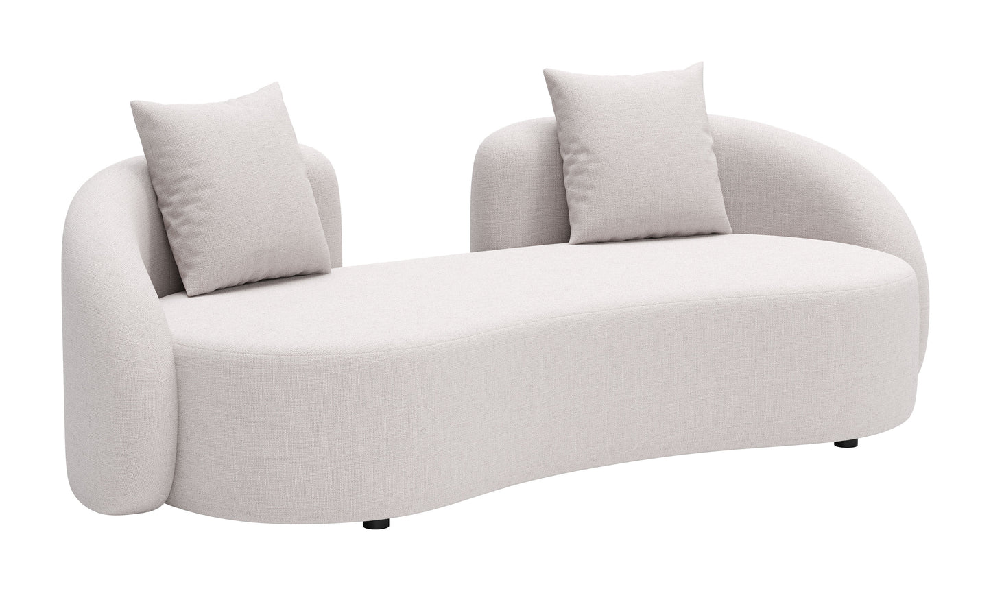 Zuo Sunny Isles Loveseat Beige