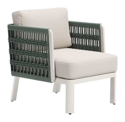 Zuo Bridgehampton Armchair White