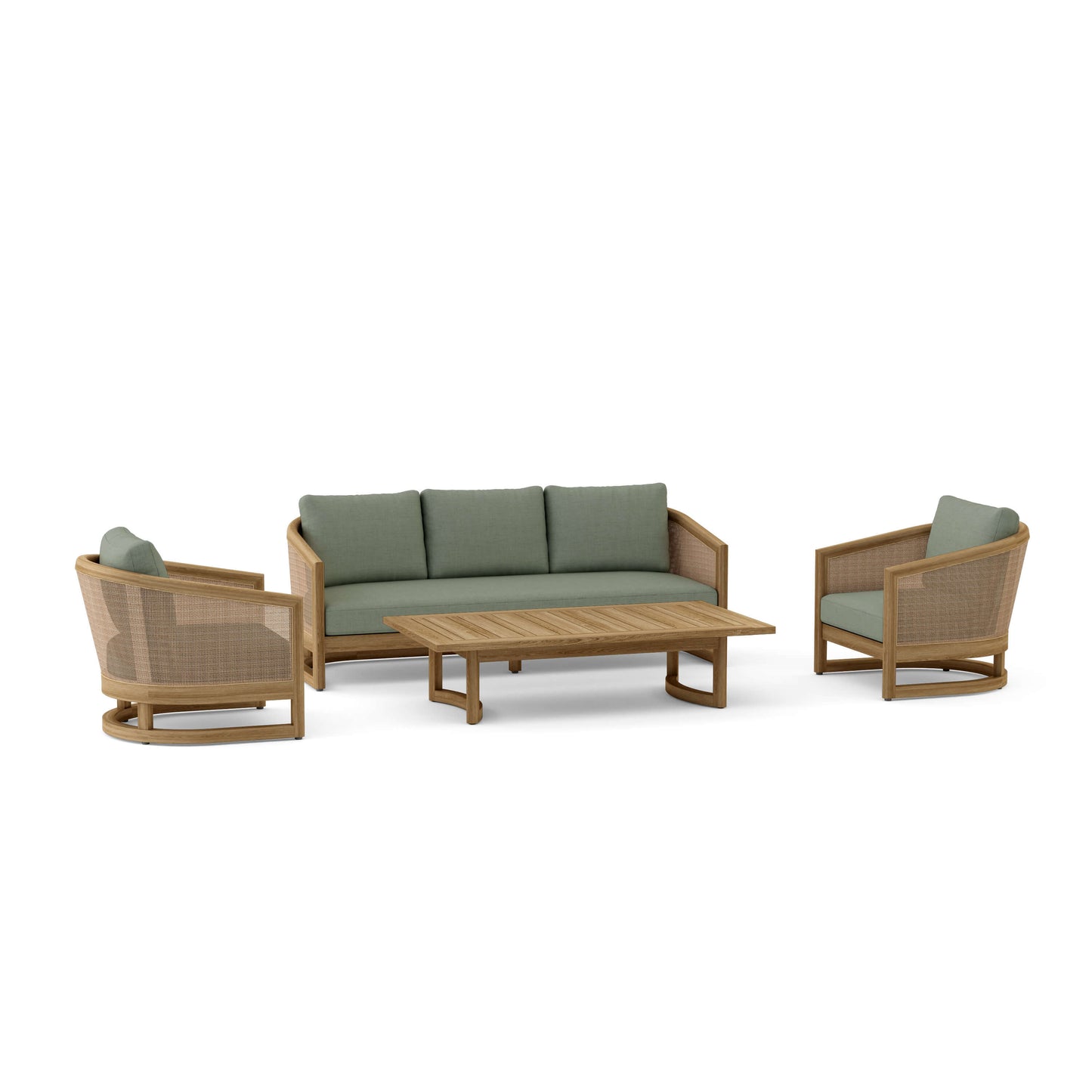 Anderson Teak SET-333 4-pc Catania Deep Seating Set