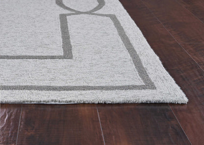 HomeRoots 8' X 11' Ivory Indoor Outdoor Area Rug