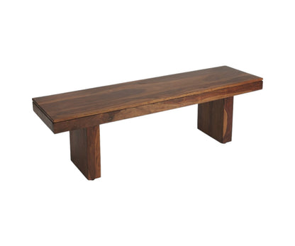 HomeRoots Modern Chunky Solid Wood Bench