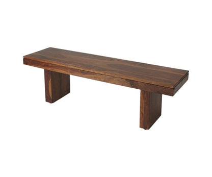 HomeRoots Modern Chunky Solid Wood Bench