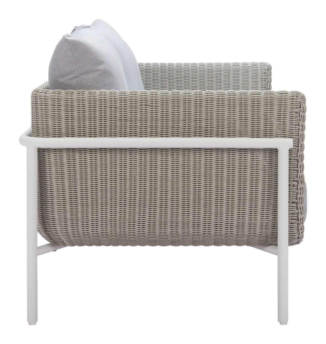 Zuo Frais Loveseat Gray