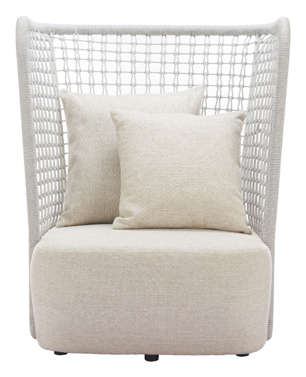 Zuo Hudu Accent Chair Beige