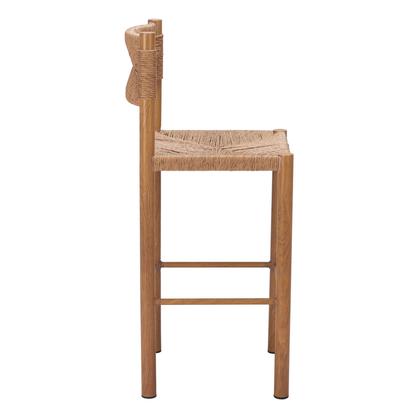 Zuo Outdoor Iska Barstool (Set of 2) Natural