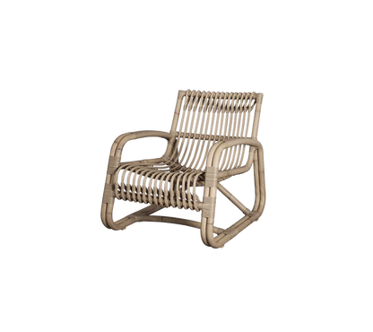 Cane-Line aluminum Curve lounge chair