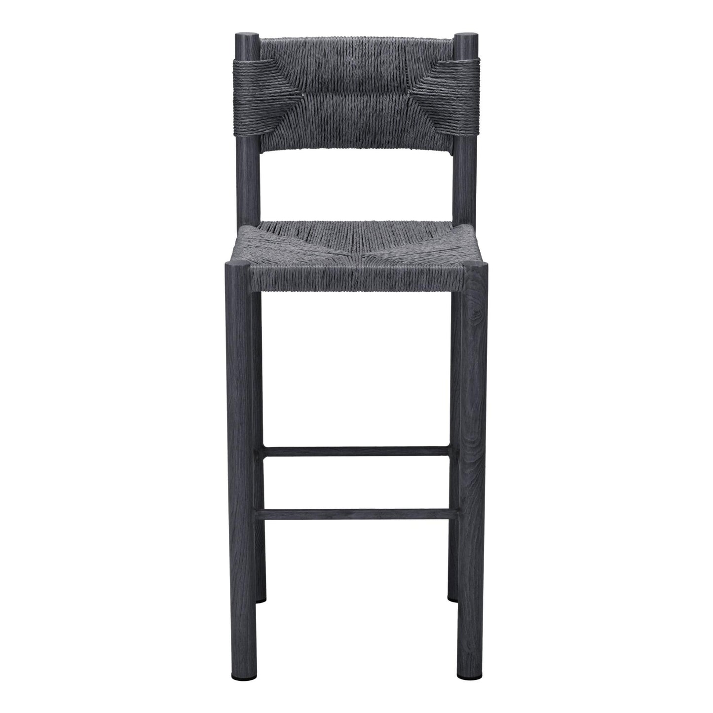 Zuo Outdoor Iska Barstool (Set of 2) Black