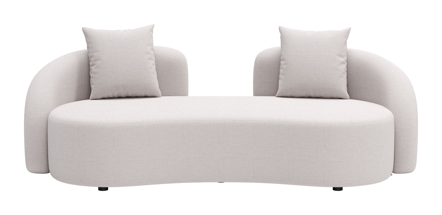 Zuo Sunny Isles Loveseat Beige