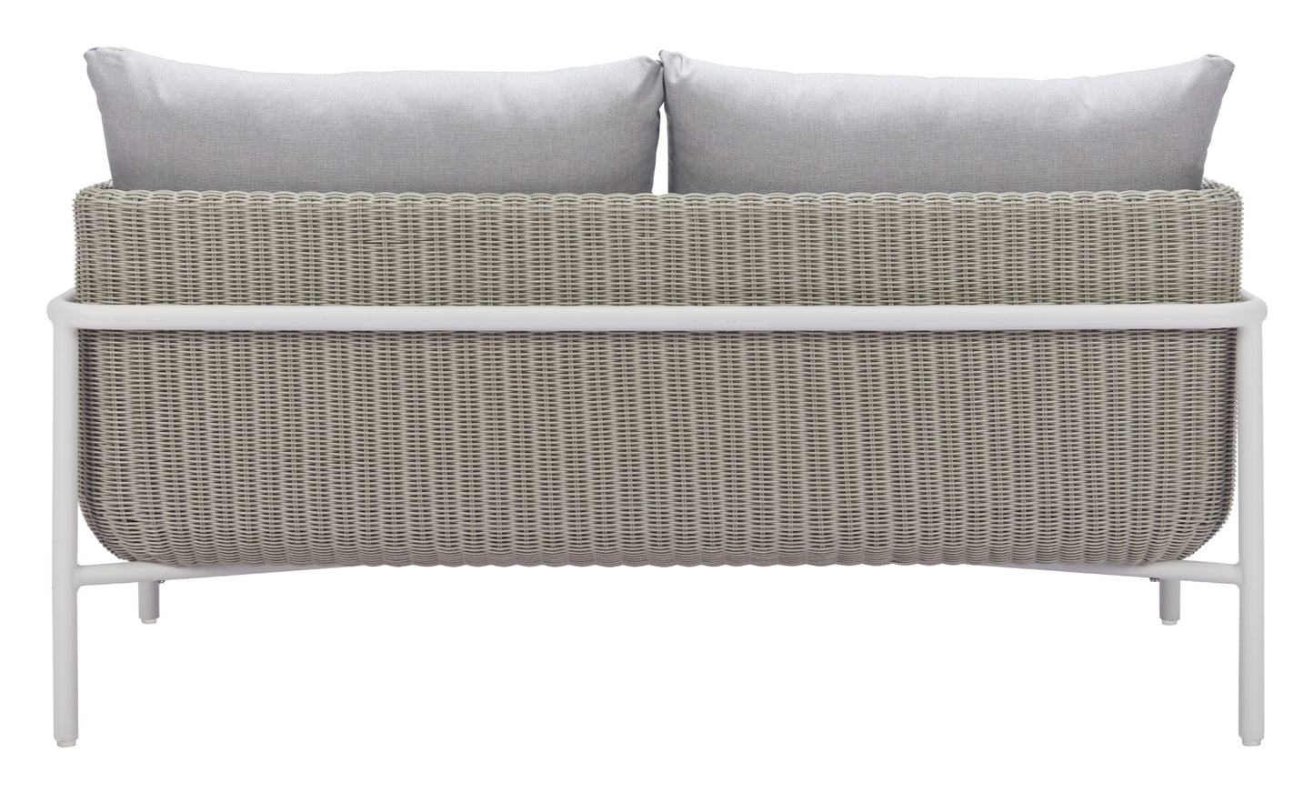 Zuo Frais Loveseat Gray