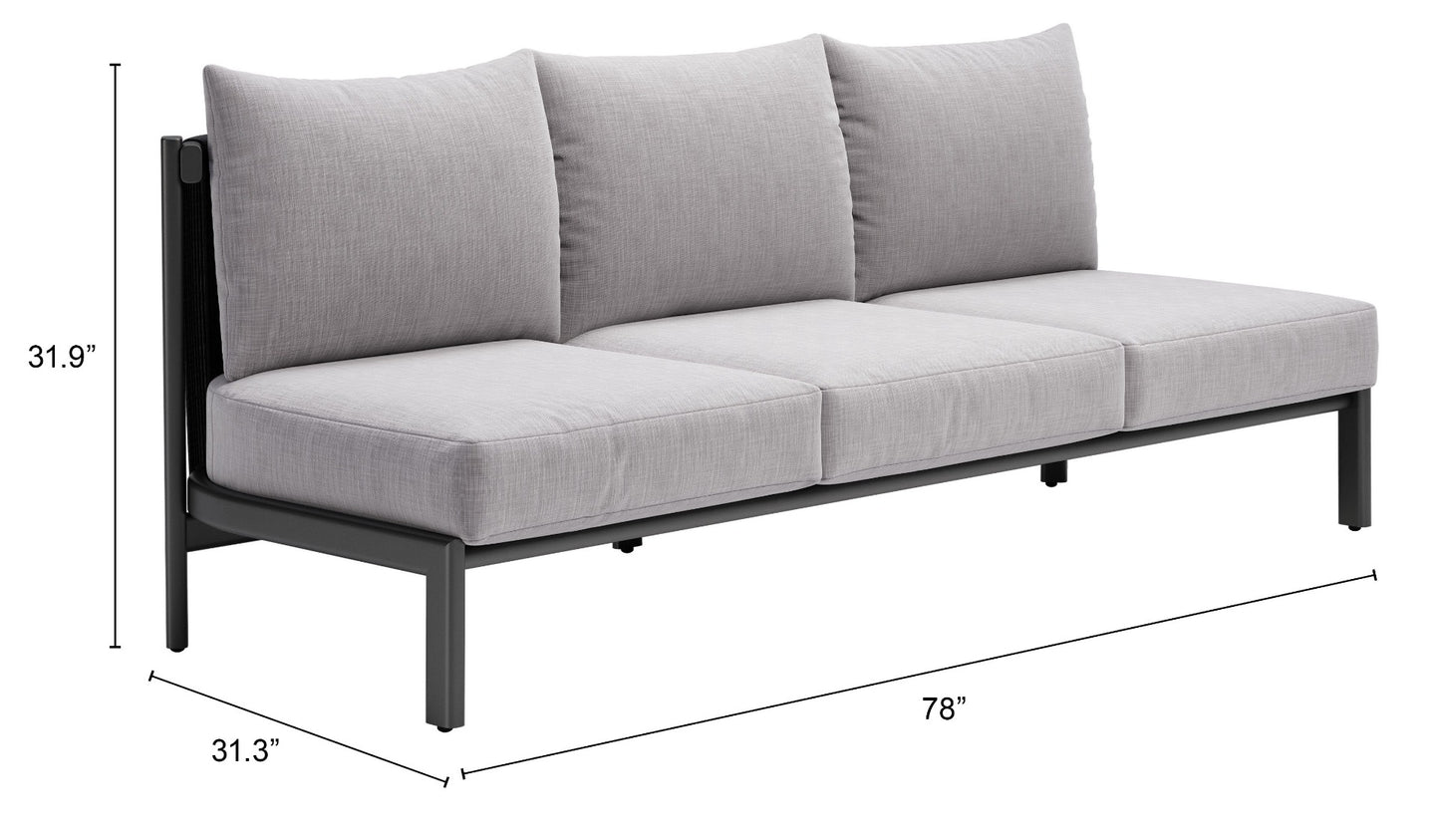 Zuo Horizon Sofa Gray