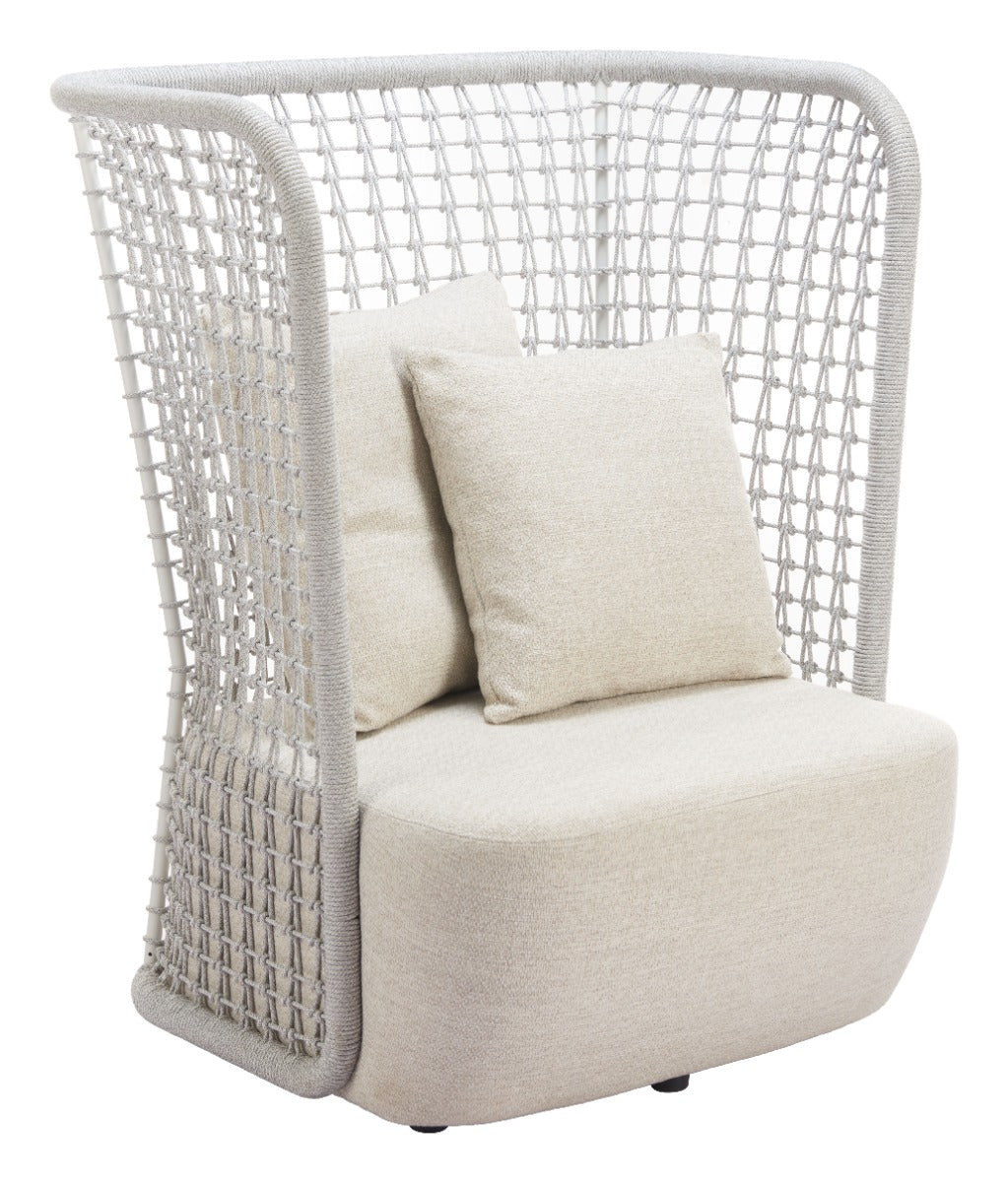 Zuo Hudu Accent Chair Beige