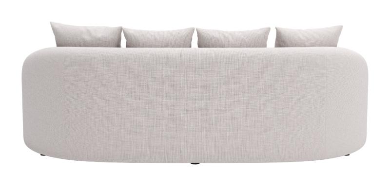 Zuo Sunny Isles Sofa Beige 90.6" W x 42.1" D x 32.3" H