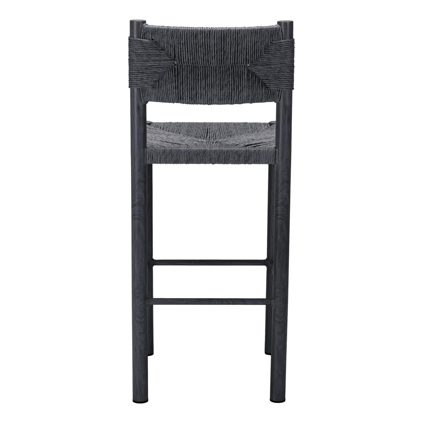 Zuo Outdoor Iska Barstool (Set of 2) Black