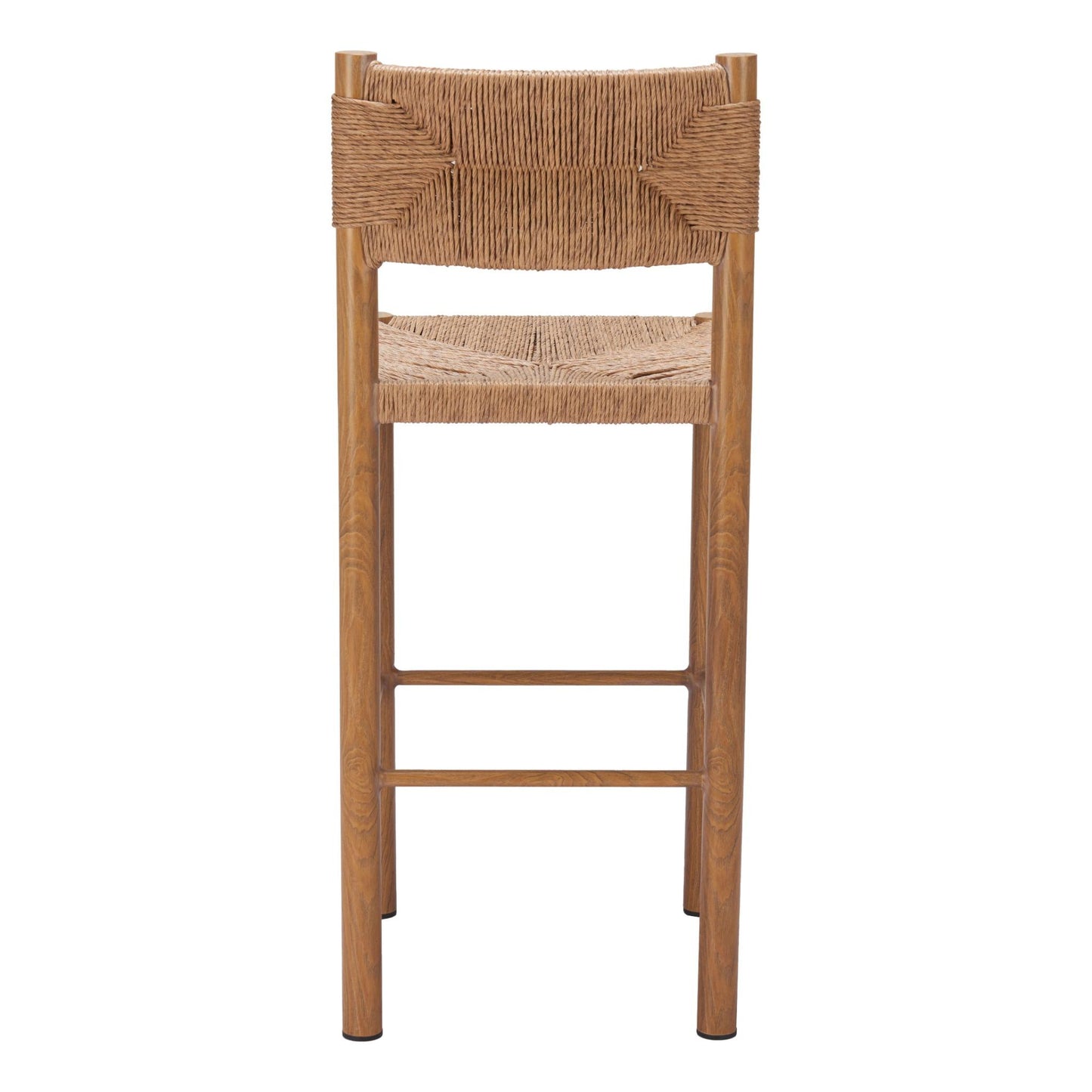 Zuo Outdoor Iska Barstool (Set of 2) Natural