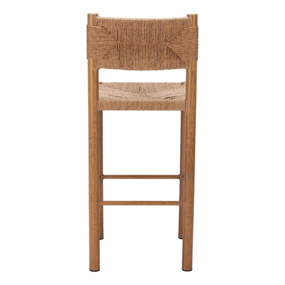 Zuo Outdoor Iska Barstool (Set of 2) Natural