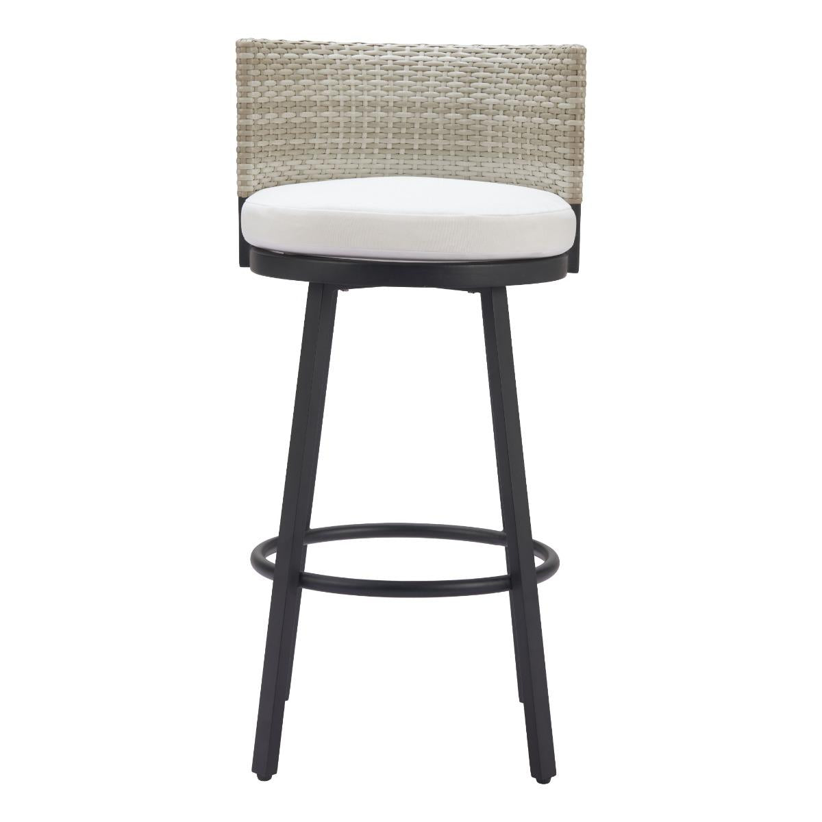 Zuo Outdoor Midnight Wave Barstool White