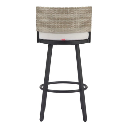 Zuo Outdoor Midnight Wave Barstool White