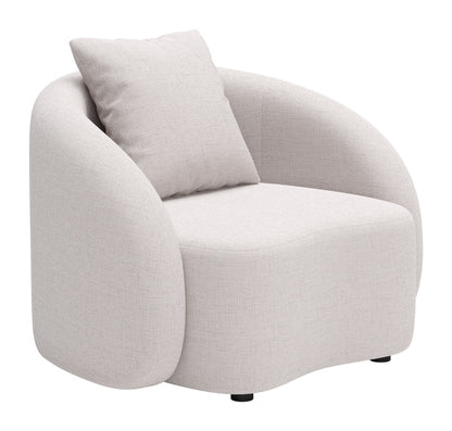 Zuo Sunny Isles Accent Chair Beige