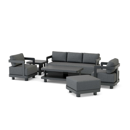 Anderson Teak SET-901-AL 6-pc Granada Aluminum Deep Seating