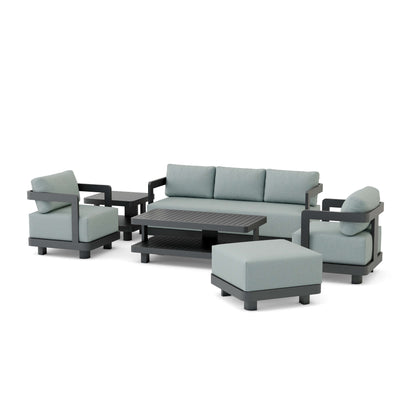 Anderson Teak SET-901-AL 6-pc Granada Aluminum Deep Seating