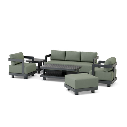 Anderson Teak SET-901-AL 6-pc Granada Aluminum Deep Seating