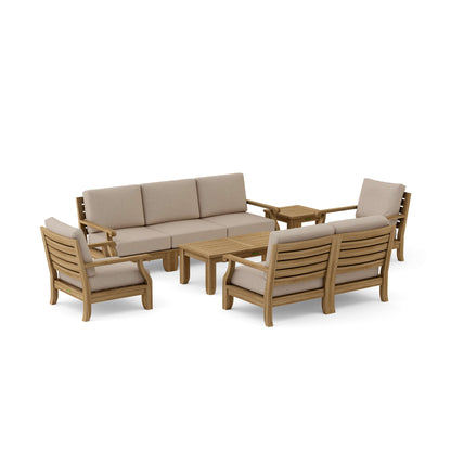 Anderson Teak SET-98A Riviera Modular Deep Seating Set