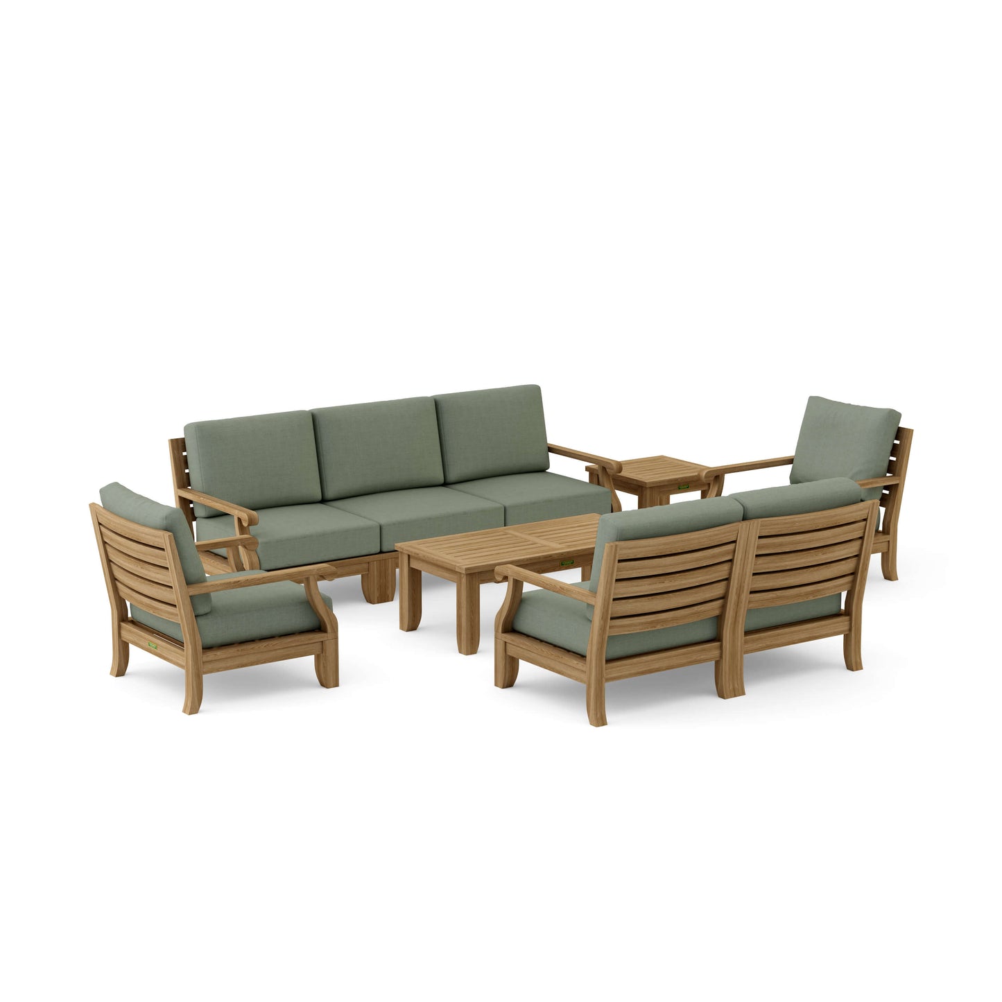 Anderson Teak SET-98A Riviera Modular Deep Seating Set