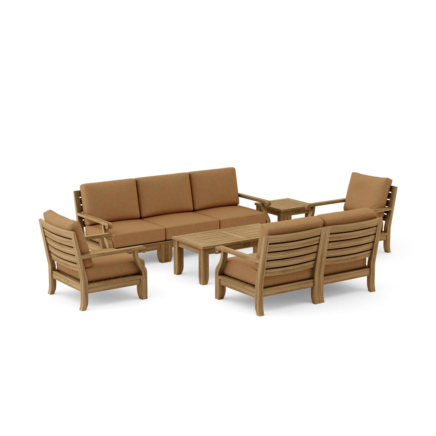 Anderson Teak SET-98A Riviera Modular Deep Seating Set