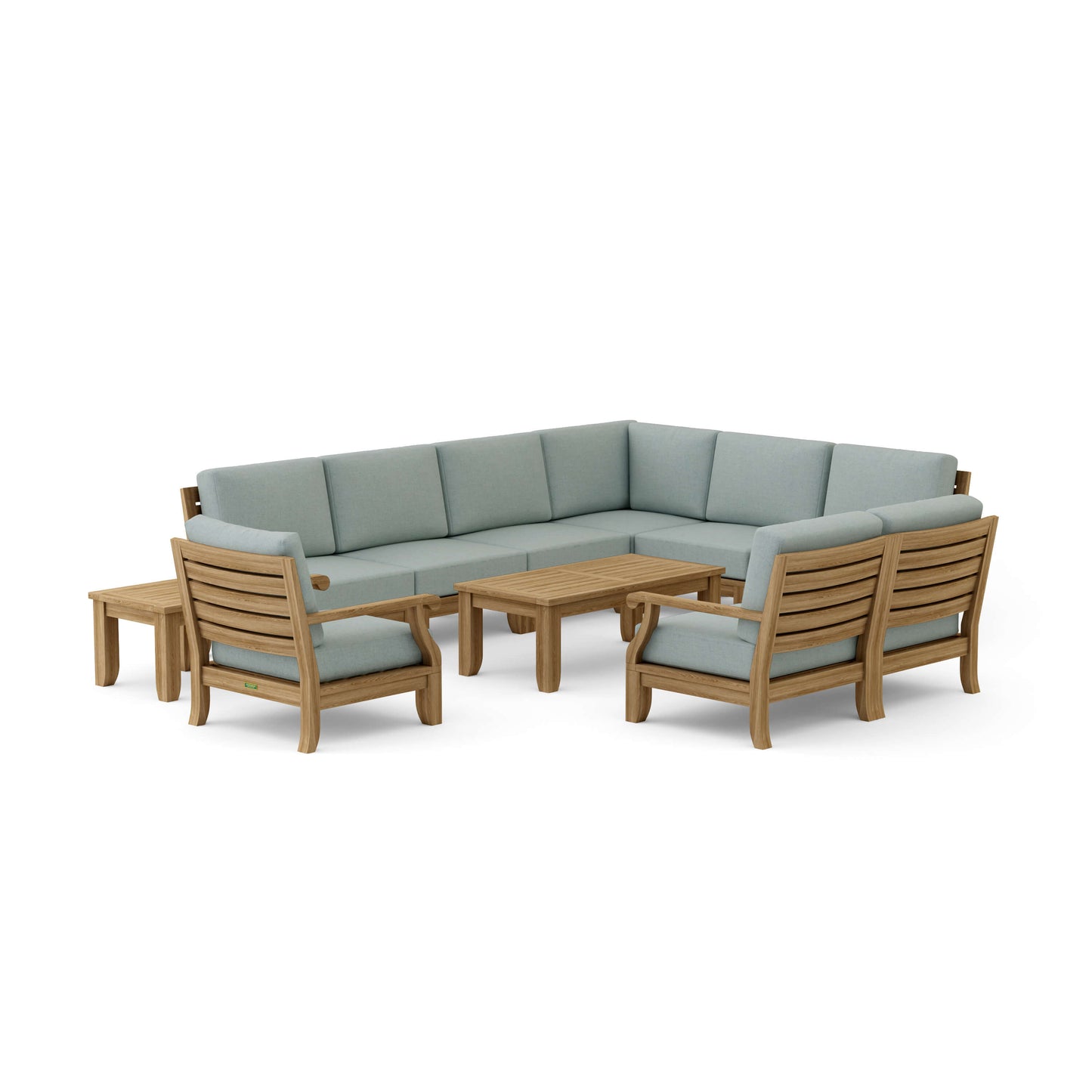 Anderson Teak SET-98B Riviera Modular Deep Seating Set