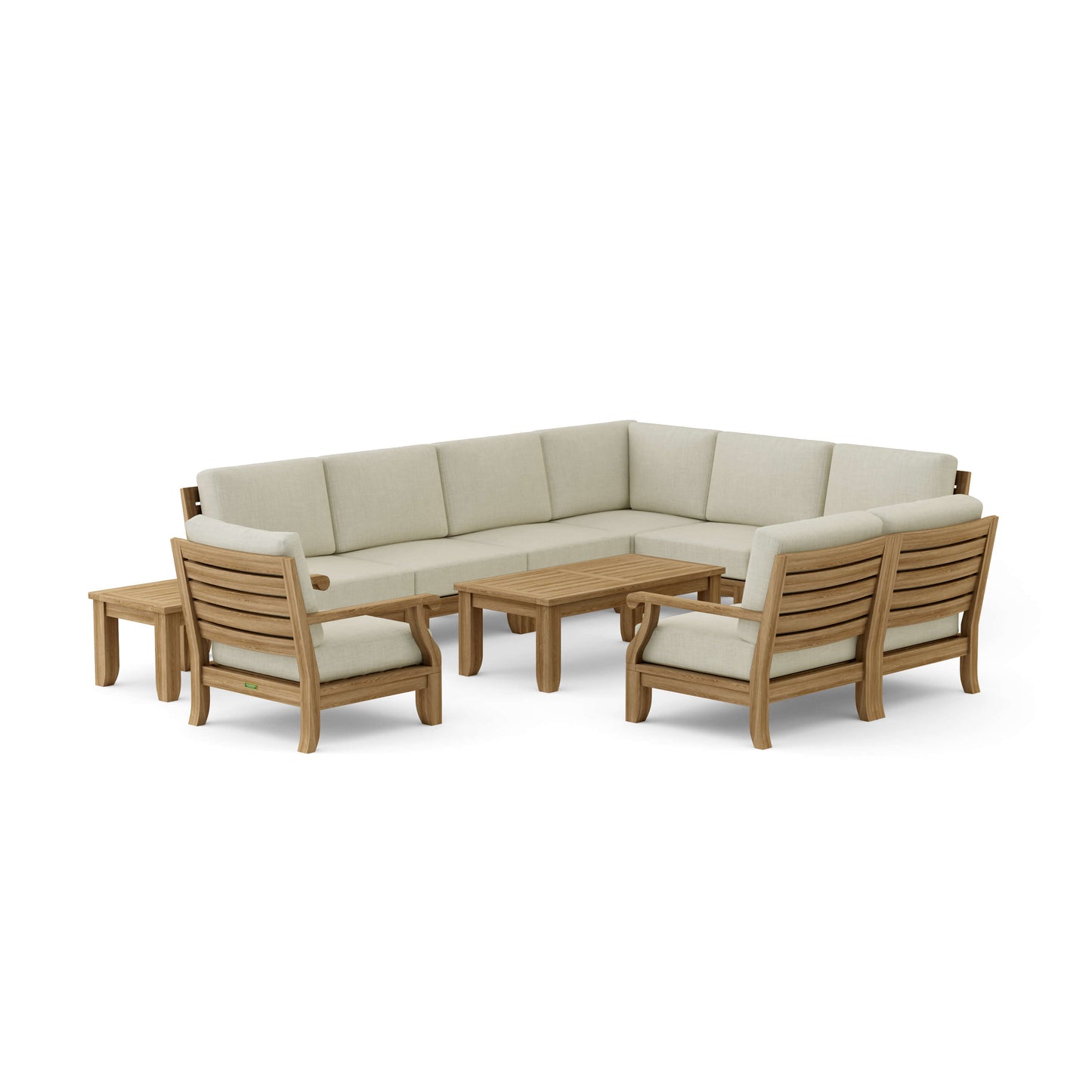 Anderson Teak SET-98B Riviera Modular Deep Seating Set