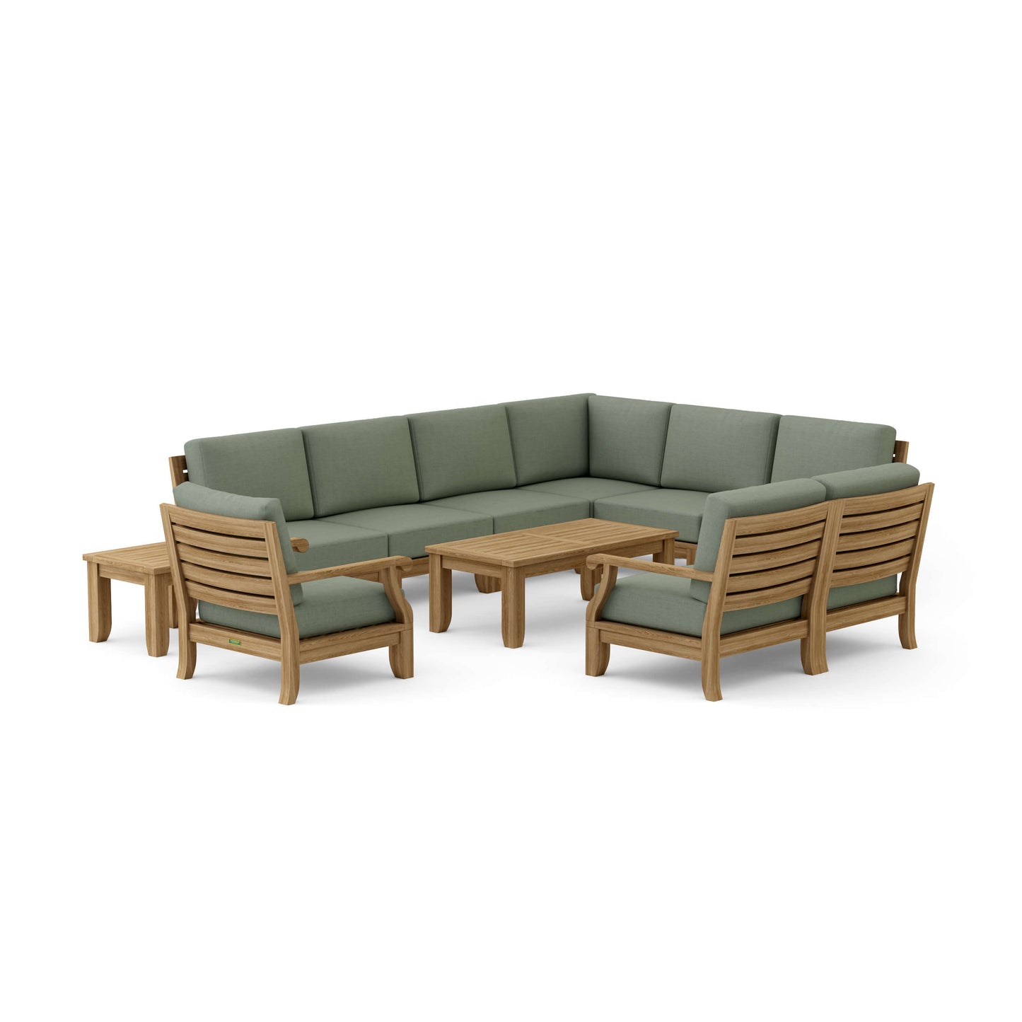 Anderson Teak SET-98B Riviera Modular Deep Seating Set