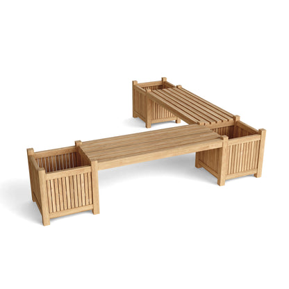 Anderson Teak Planter Bench