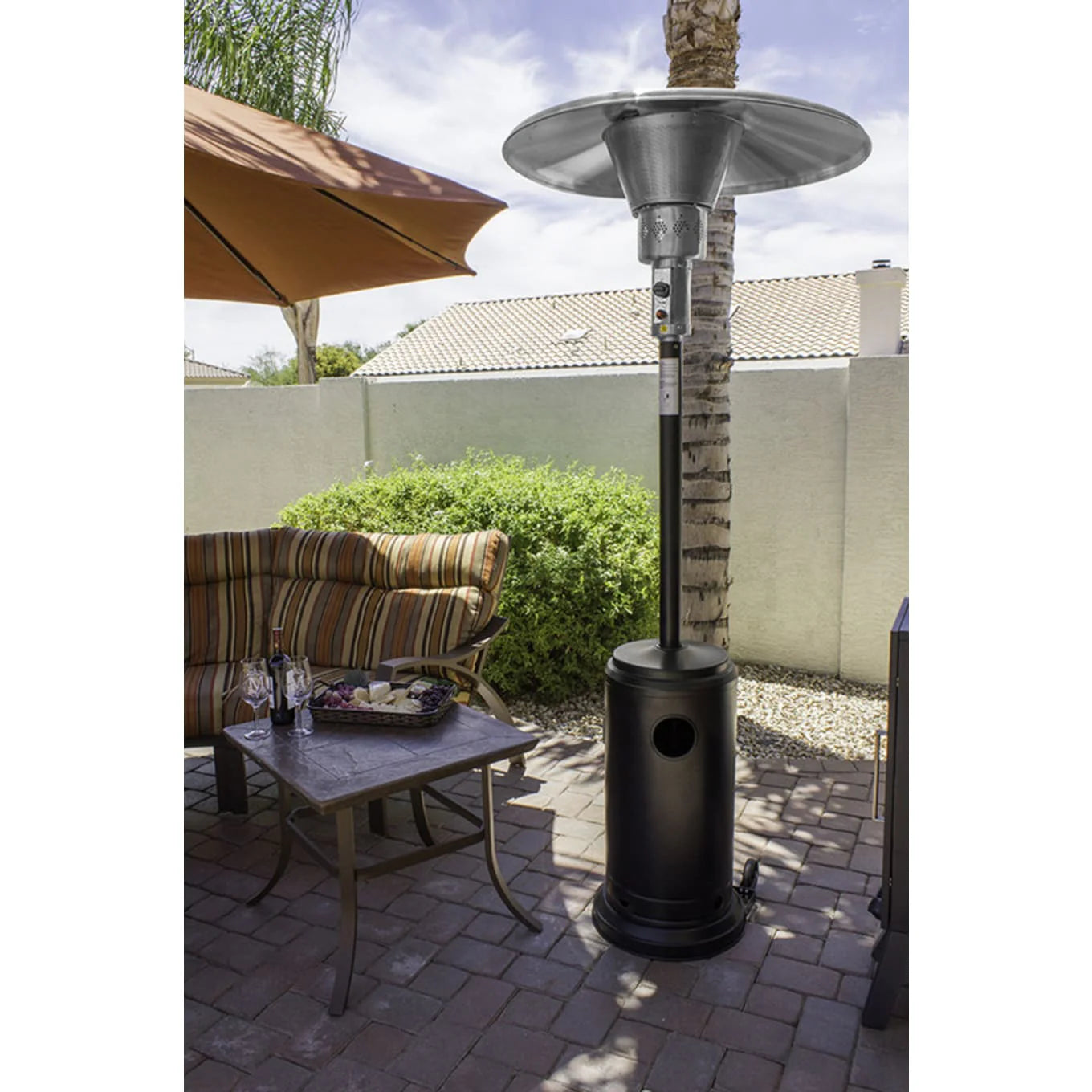 Az Patio Hiland Tall Commercial Heater in Bronze 40000 BTUS, 37" Shield