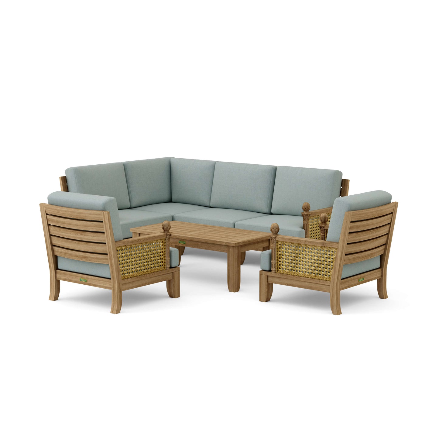 Anderson Teak SET-73 Luxe Modular Deep Seating Set