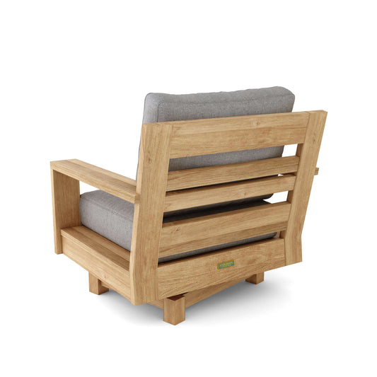 Anderson Teak Madera Swivel Armchair – Premium Teak Outdoor Seating