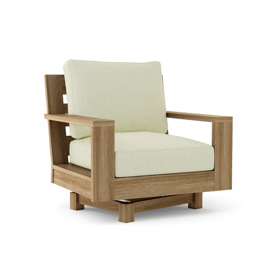 Anderson Teak Madera Swivel Armchair – Premium Teak Outdoor Seating