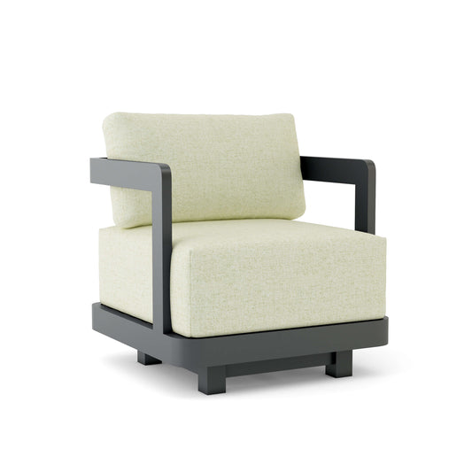 Anderson Teak Granada Aluminum Swivel Armchair