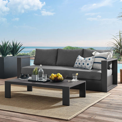 Modway Tahoe 2-Piece Outdoor Patio Powder-Coated Aluminum Set