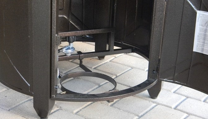 Az Patio Hammered Bronze Hexagon Aluminum Fire Pit