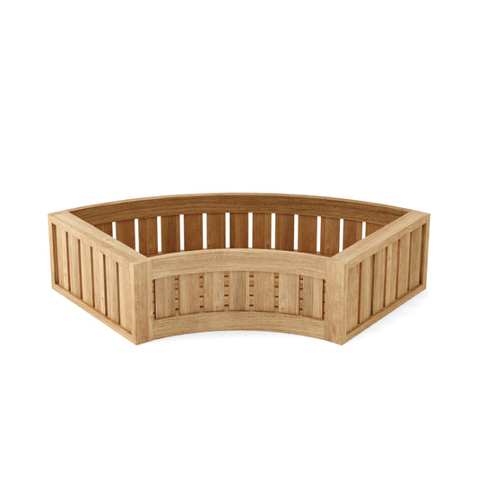 Anderson Teak Circular Modular Planter – Premium Teak Outdoor Planter