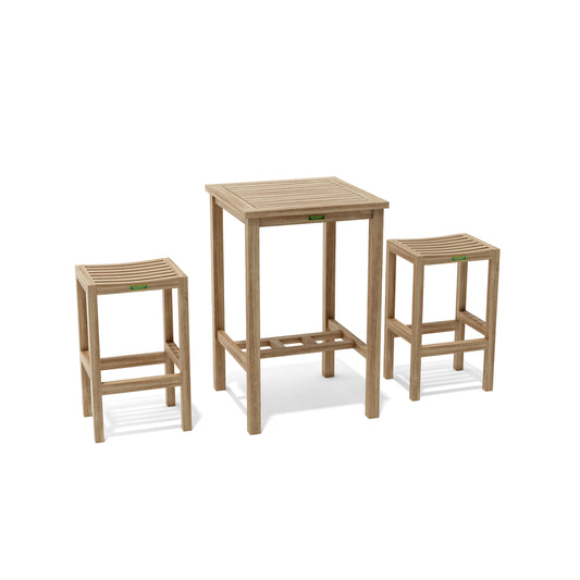 Anderson Tak SET-113A Avalon Bar Table and Backless Bar Chairs Set