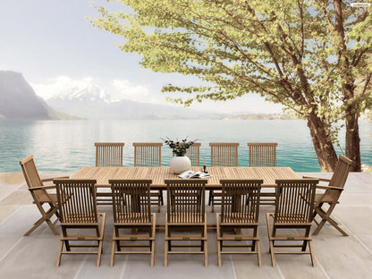 Anderson Teak SET-32A DINING TABLE SET