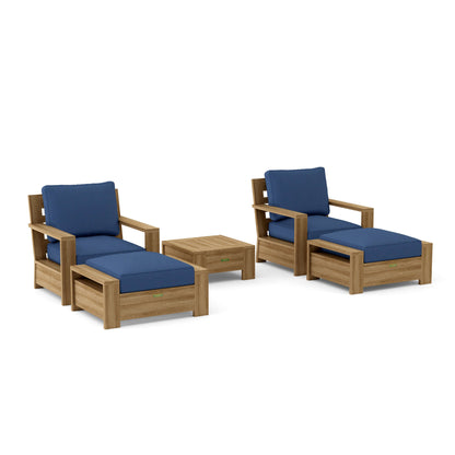 Anderson Teak SET-524 5-PC MADERA DEEP SEATING