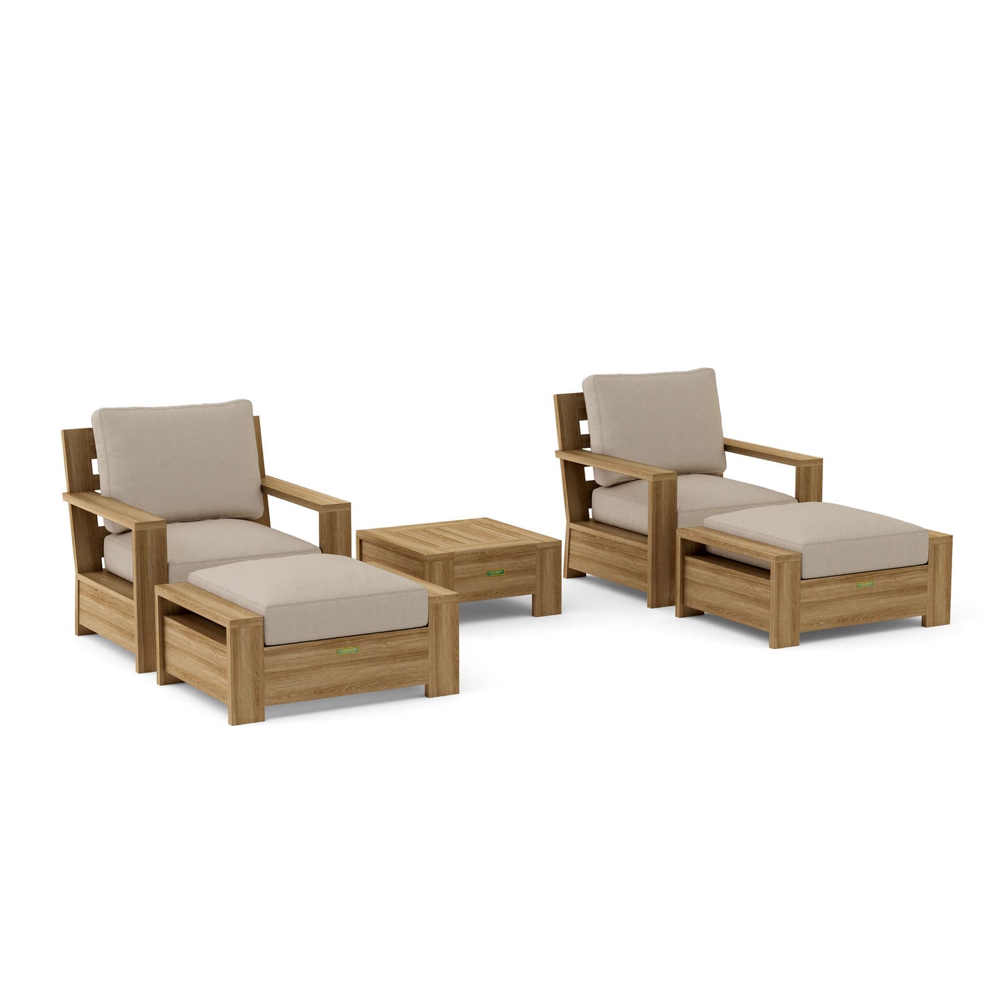 Anderson Teak SET-524 5-PC MADERA DEEP SEATING